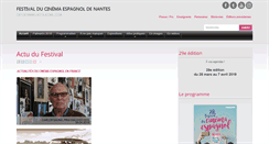 Desktop Screenshot of cinespagnol-nantes.com